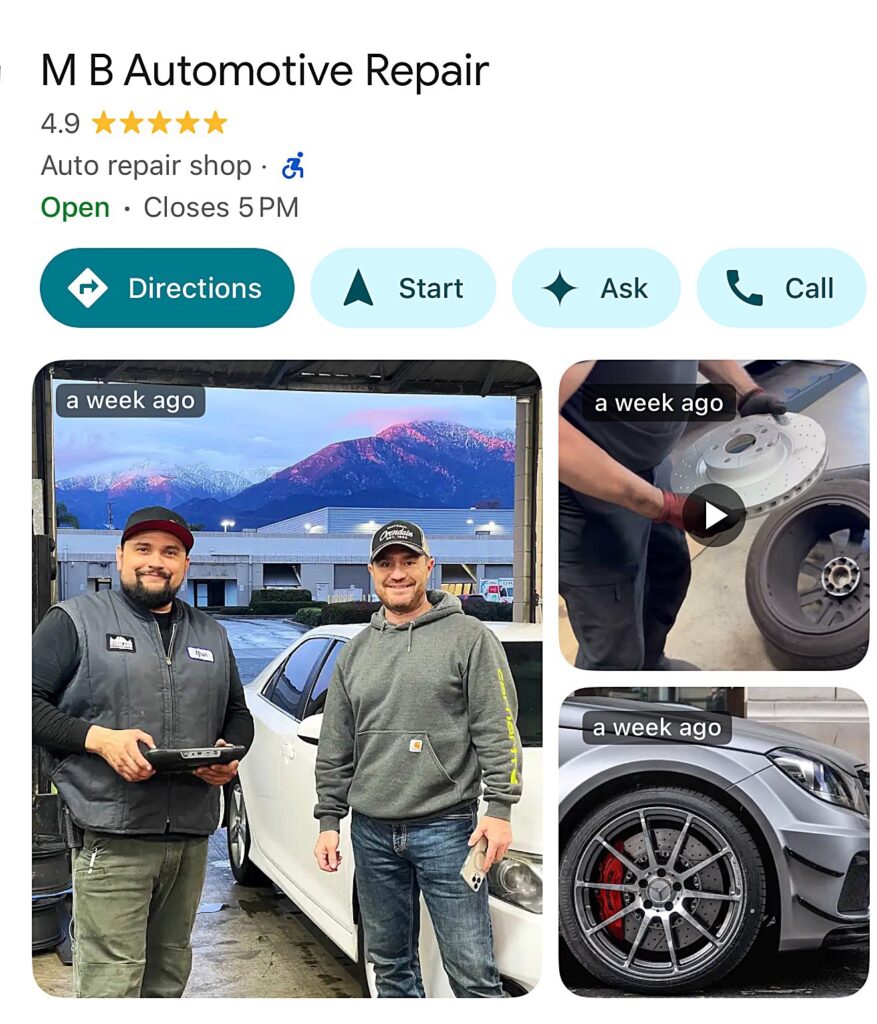 Mercedes Brakes
