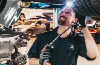 mercedes brake inspection